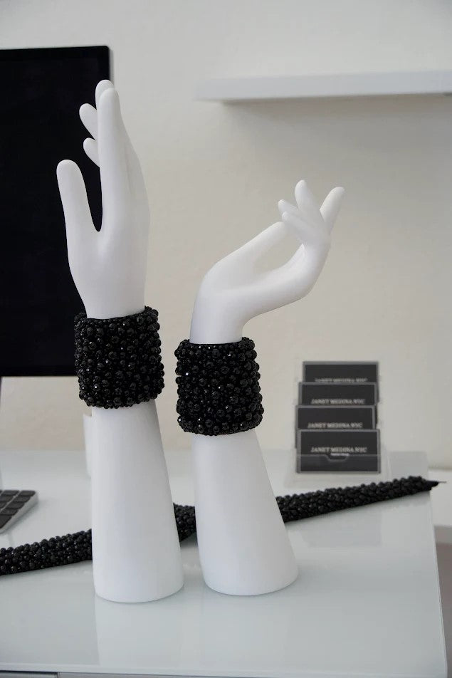 Black Onyx Statement Bracelets