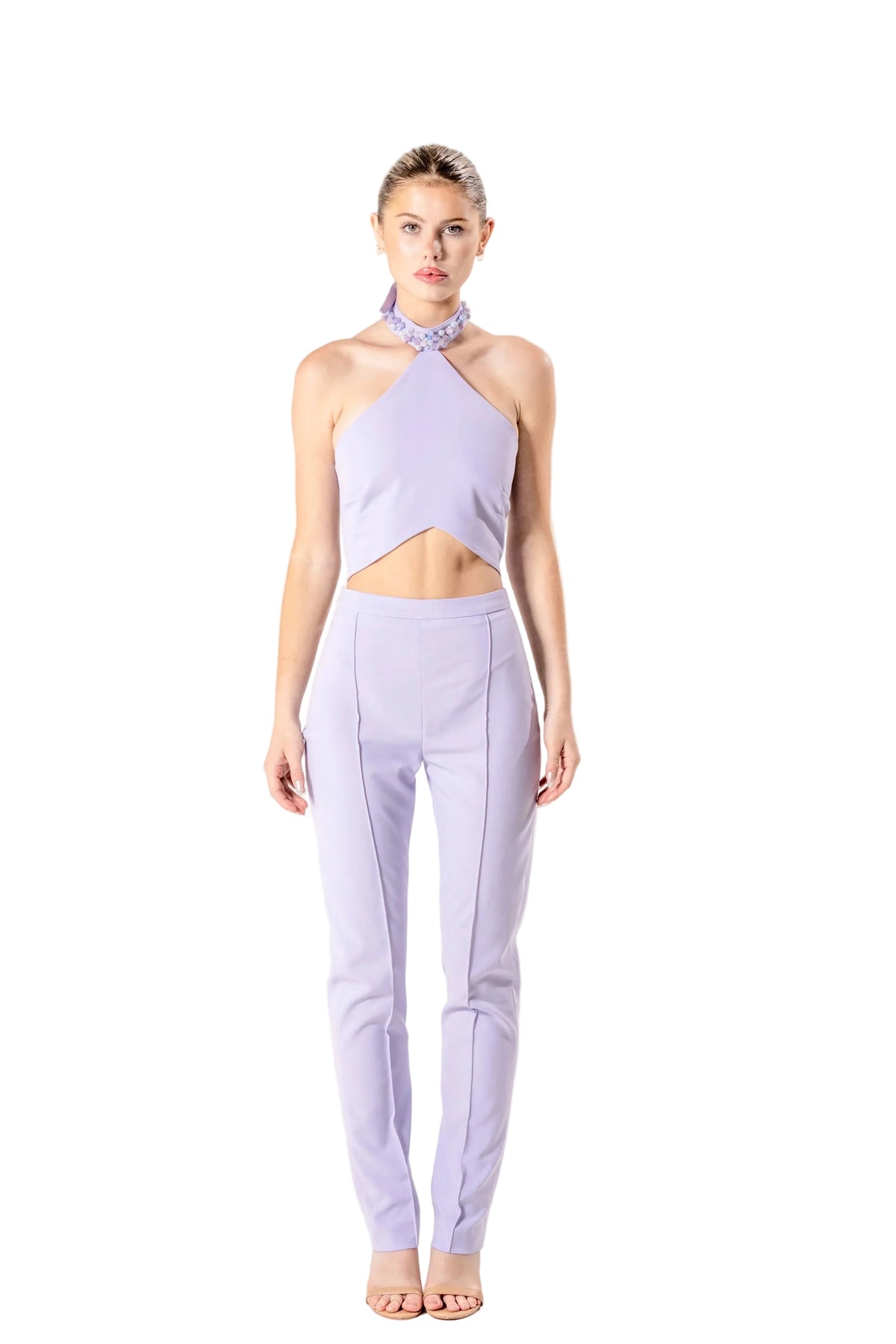 Amethyst Halter Top & Trousers