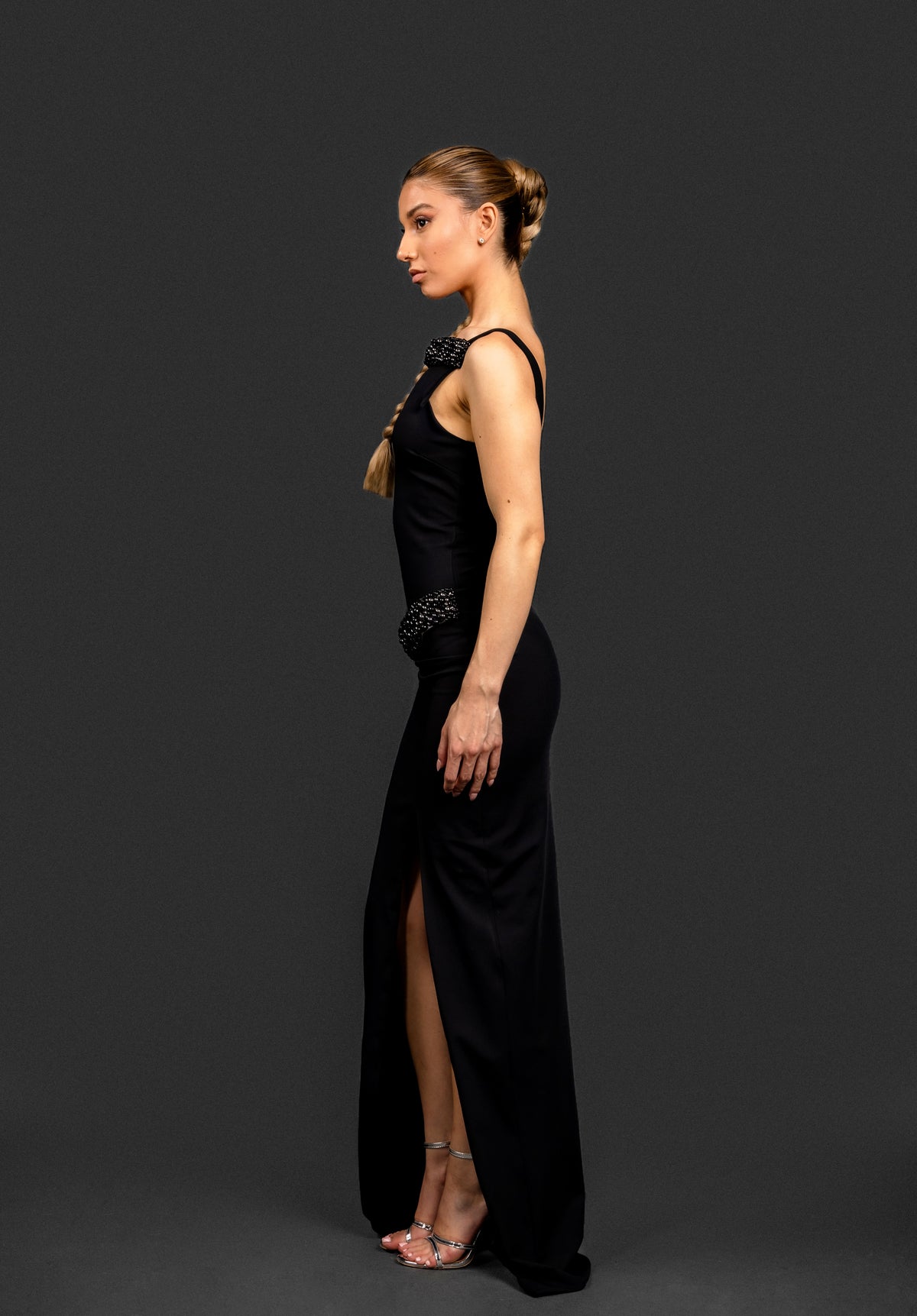Hematite & Onyx Maxi Skirt Set