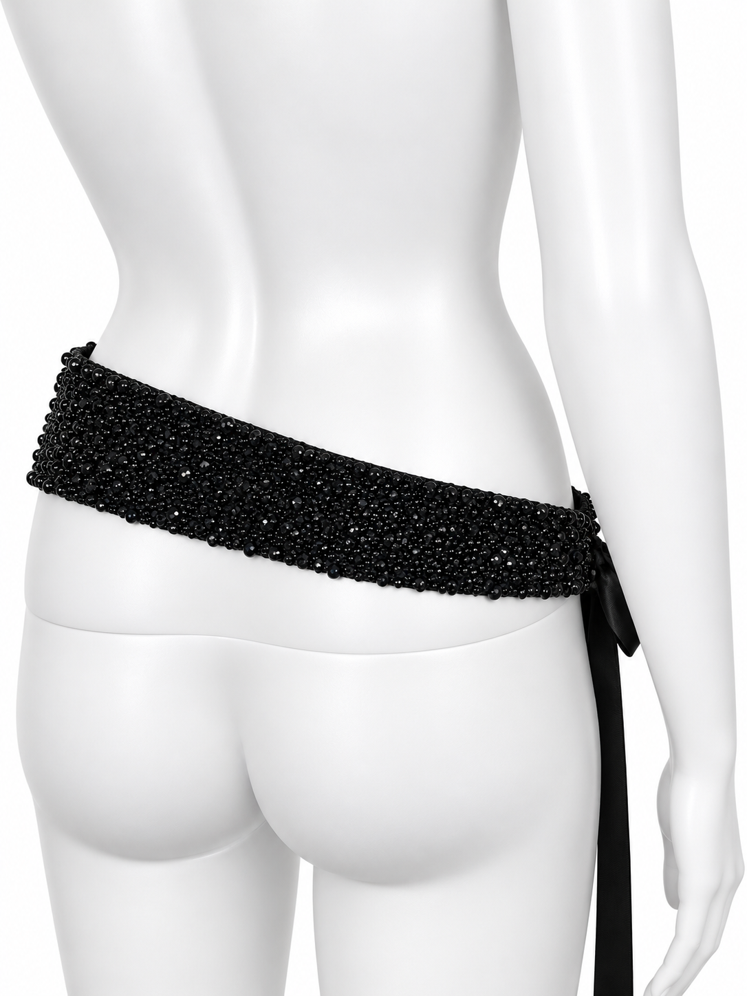 Asymmetrical Side Tie Belt