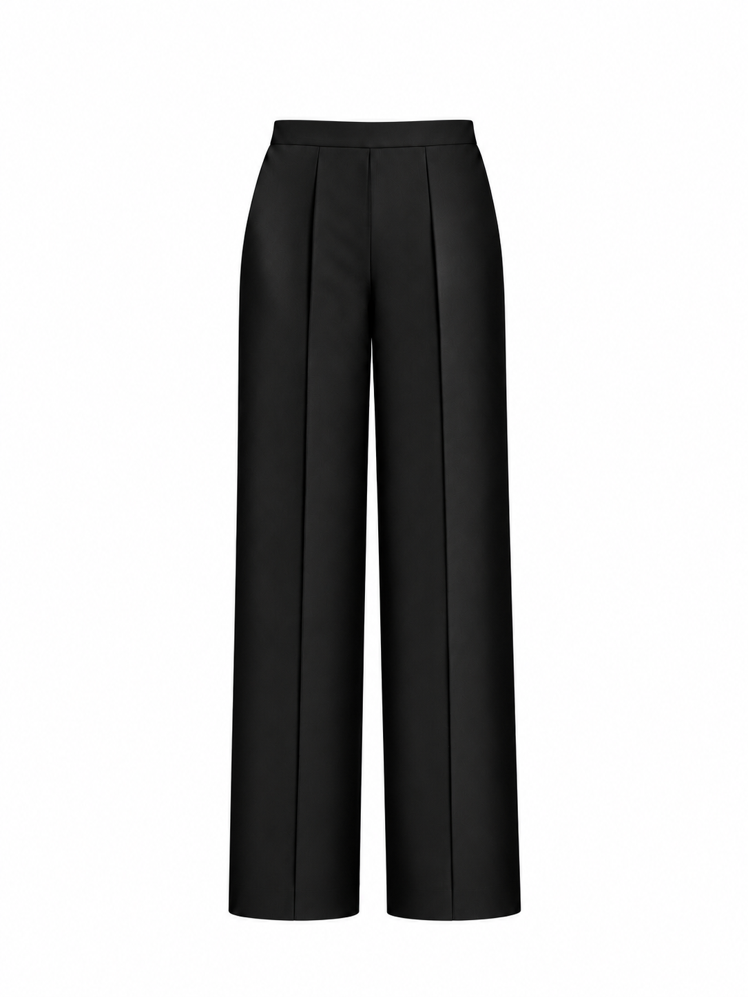Straight Leg Structured Trousers