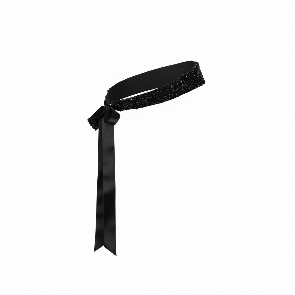 Asymmetrical Side Tie Belt