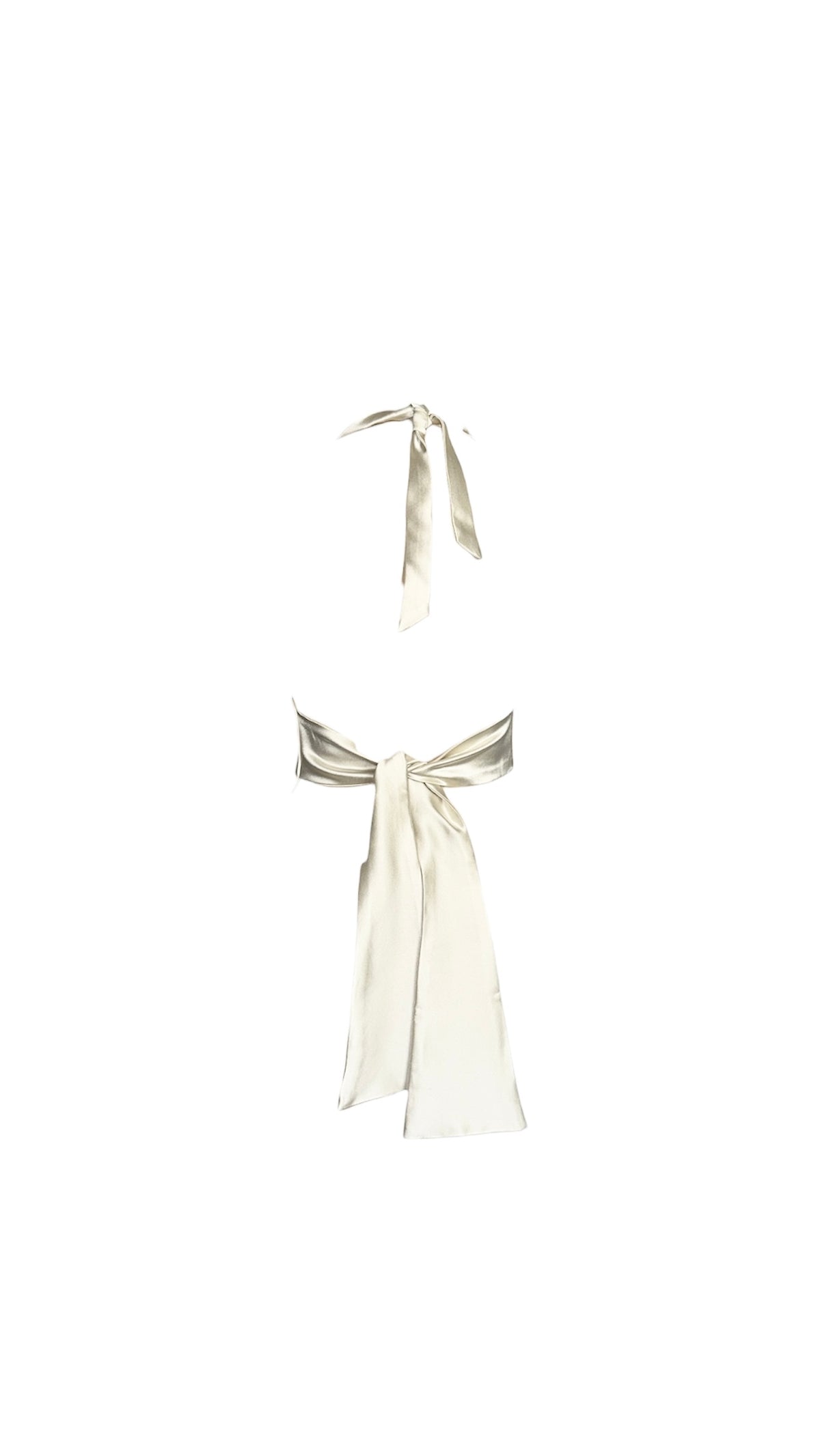 Classic Ivory Silk Cowl Neck Blouse