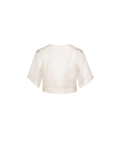Sheer Organza Layering Top