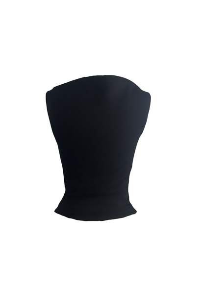 Curved Boatneck Blouse